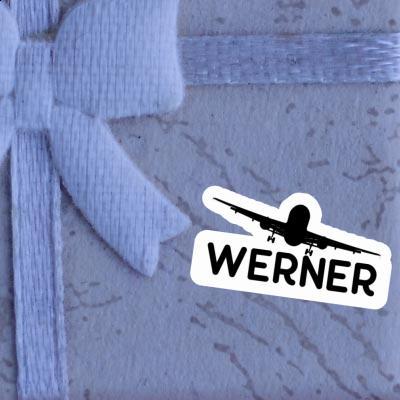 Sticker Airplane Werner Gift package Image