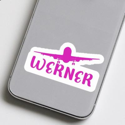 Aufkleber Flugzeug Werner Image