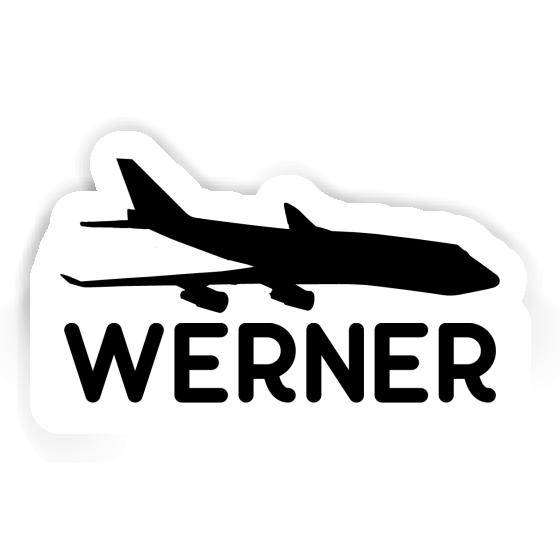 Jumbo-Jet Autocollant Werner Notebook Image