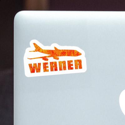 Jumbo-Jet Sticker Werner Laptop Image