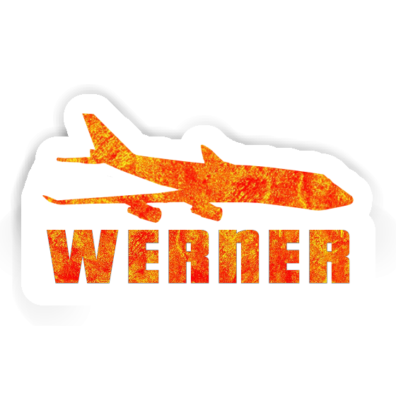 Autocollant Jumbo-Jet Werner Image