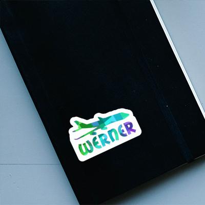 Werner Sticker Jumbo-Jet Laptop Image