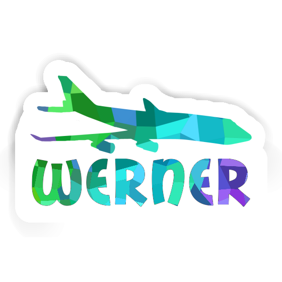 Werner Sticker Jumbo-Jet Notebook Image