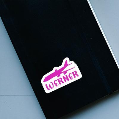 Sticker Jumbo-Jet Werner Laptop Image