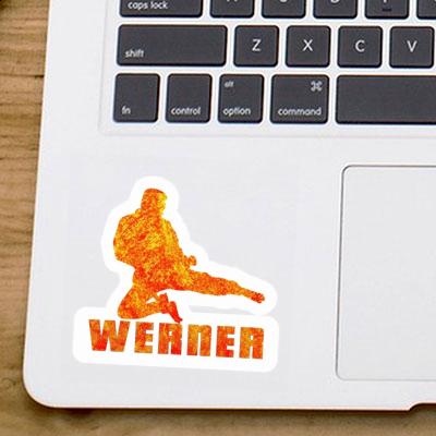 Karateka Sticker Werner Laptop Image