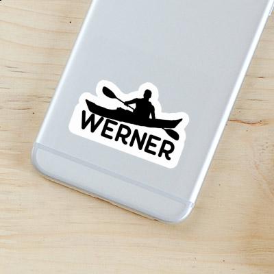 Kajakfahrer Sticker Werner Laptop Image
