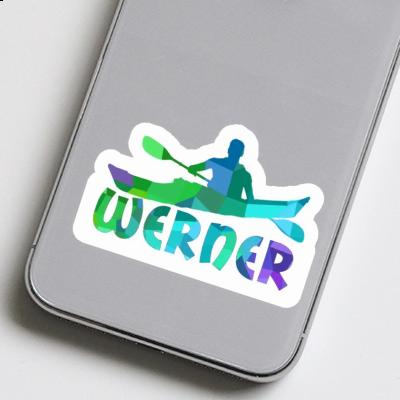 Werner Autocollant Kayakiste Laptop Image