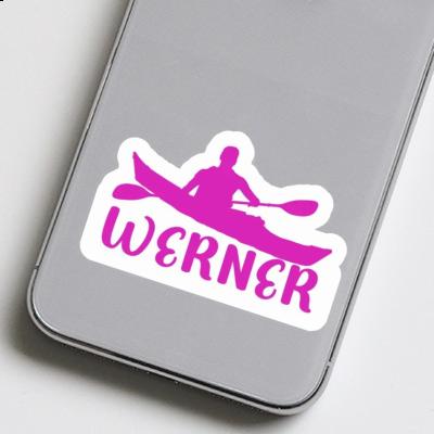 Kayaker Sticker Werner Notebook Image