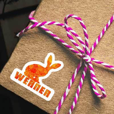 Rabbit Sticker Werner Notebook Image