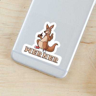 Sticker Kangaroo Werner Gift package Image