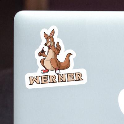 Känguru Sticker Werner Laptop Image