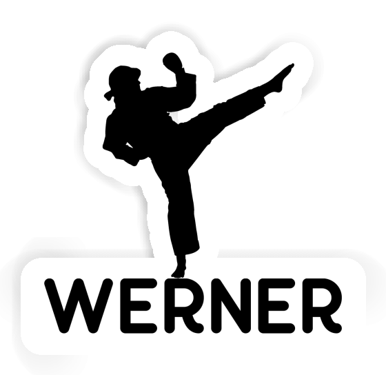 Werner Sticker Karateka Laptop Image