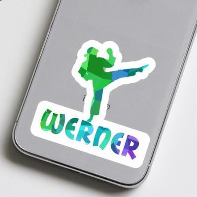 Sticker Werner Karateka Notebook Image