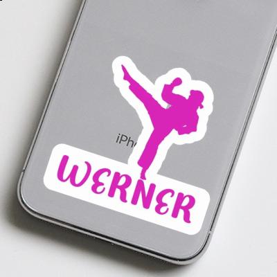 Aufkleber Werner Karateka Laptop Image
