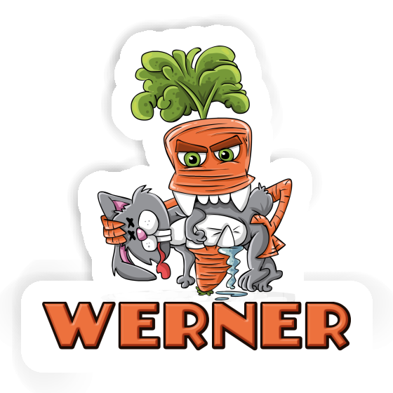Werner Sticker Monster-Karotte Notebook Image