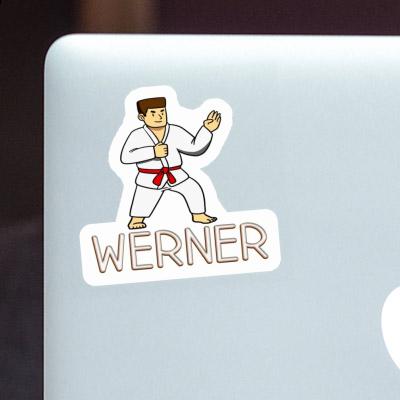 Werner Sticker Karateka Image