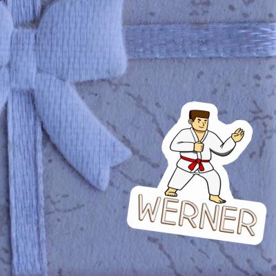 Sticker Karateka Werner Gift package Image
