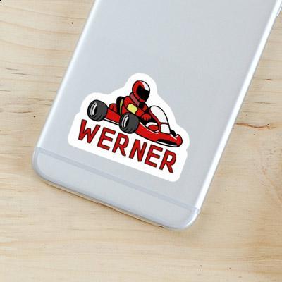 Werner Sticker Kart Laptop Image
