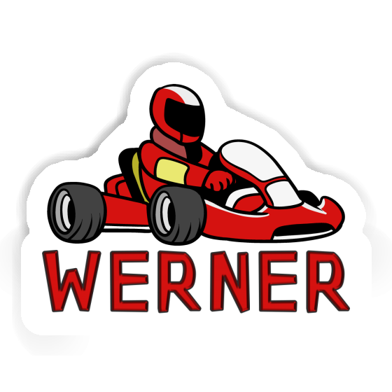Werner Autocollant Kart Image