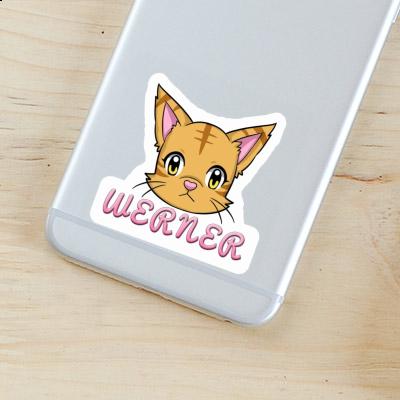 Sticker Cathead Werner Laptop Image