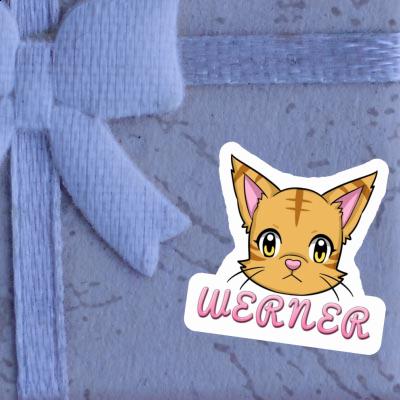Sticker Cathead Werner Laptop Image
