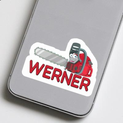 Sticker Werner Chainsaw Gift package Image