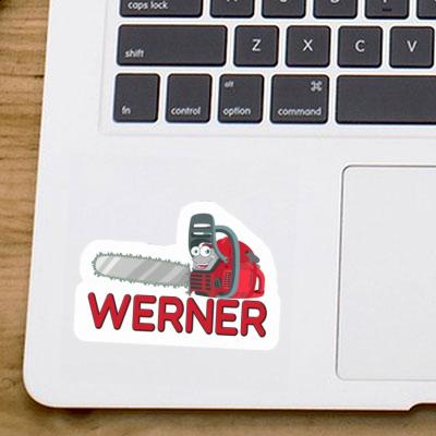 Sticker Werner Chainsaw Laptop Image