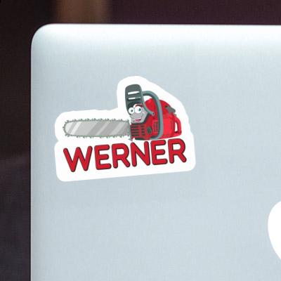 Sticker Werner Kettensäge Laptop Image
