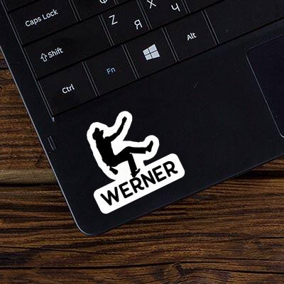 Climber Sticker Werner Laptop Image