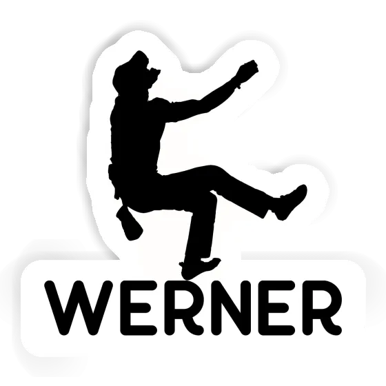 Aufkleber Werner Kletterer Image