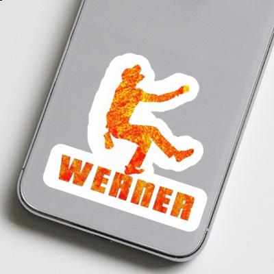Sticker Kletterer Werner Image