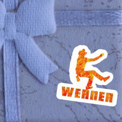 Sticker Werner Climber Notebook Image