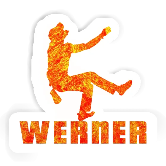 Sticker Werner Climber Laptop Image