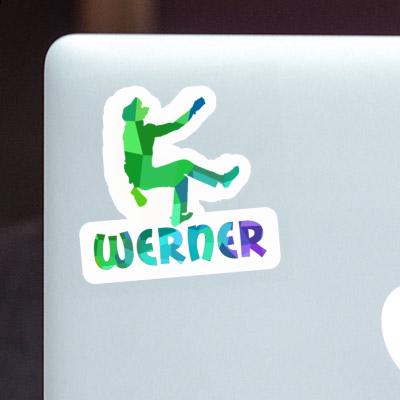 Sticker Climber Werner Laptop Image