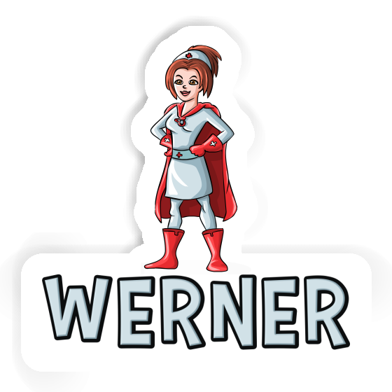 Sticker Werner Nurse Notebook Image