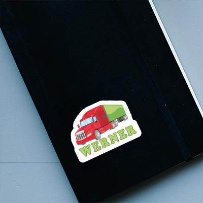 Autocollant Camion Werner Notebook Image