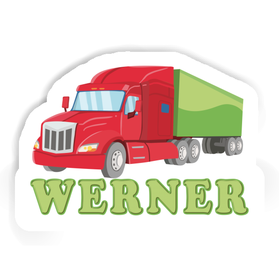 Werner Sticker Truck Laptop Image