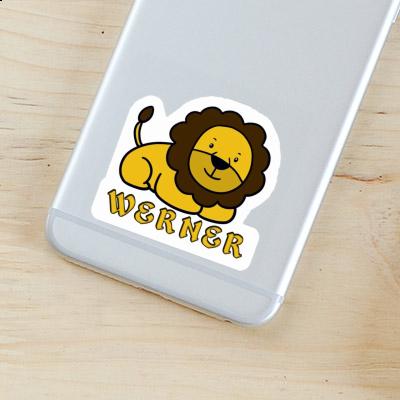 Sticker Lion Werner Gift package Image