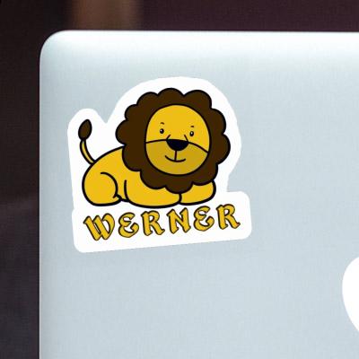 Sticker Lion Werner Laptop Image