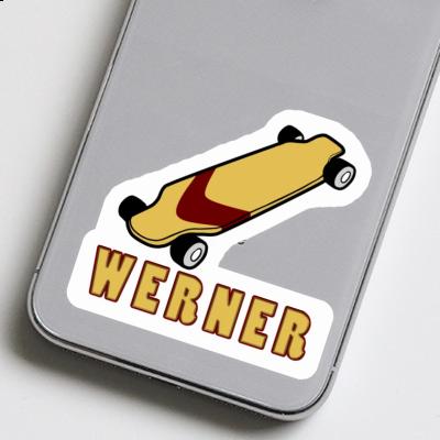 Werner Sticker Skateboard Notebook Image