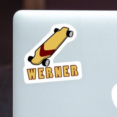 Werner Sticker Skateboard Laptop Image
