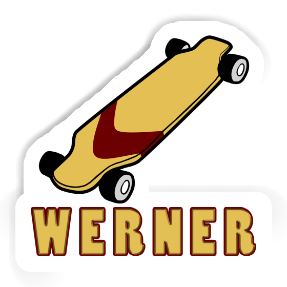 Werner Sticker Longboard  Laptop Image