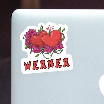 Sticker Heart Werner Laptop Image