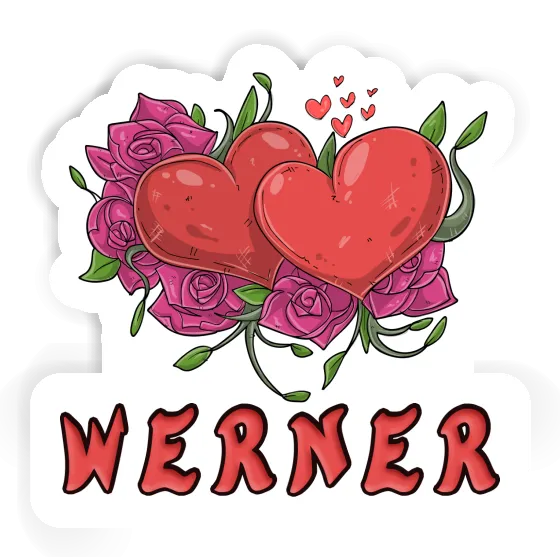 Sticker Heart Werner Gift package Image