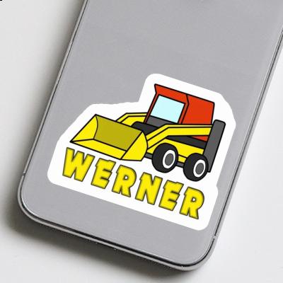 Aufkleber Tieflader Werner Image