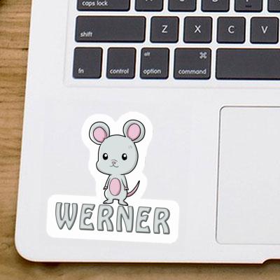 Maus Aufkleber Werner Laptop Image