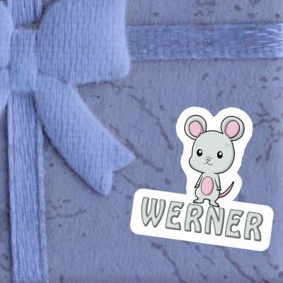 Autocollant Souris Werner Gift package Image