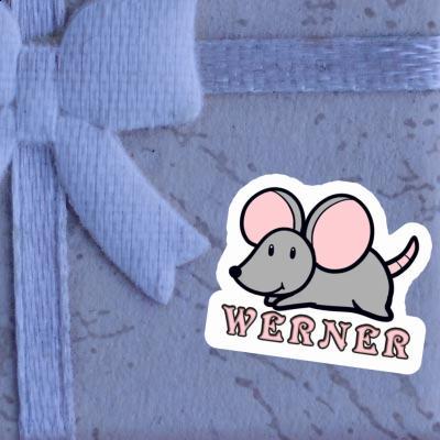 Sticker Werner Mouse Laptop Image