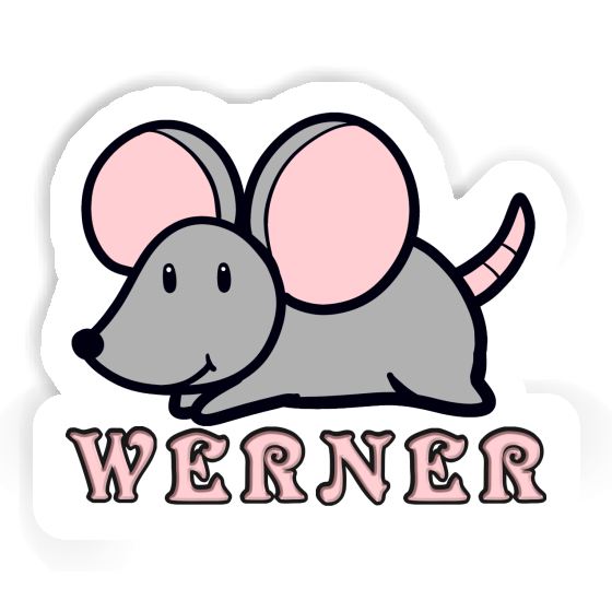 Sticker Werner Mouse Laptop Image