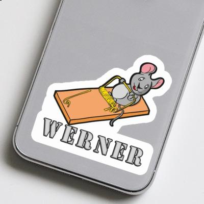 Werner Sticker Fitness-Maus Laptop Image